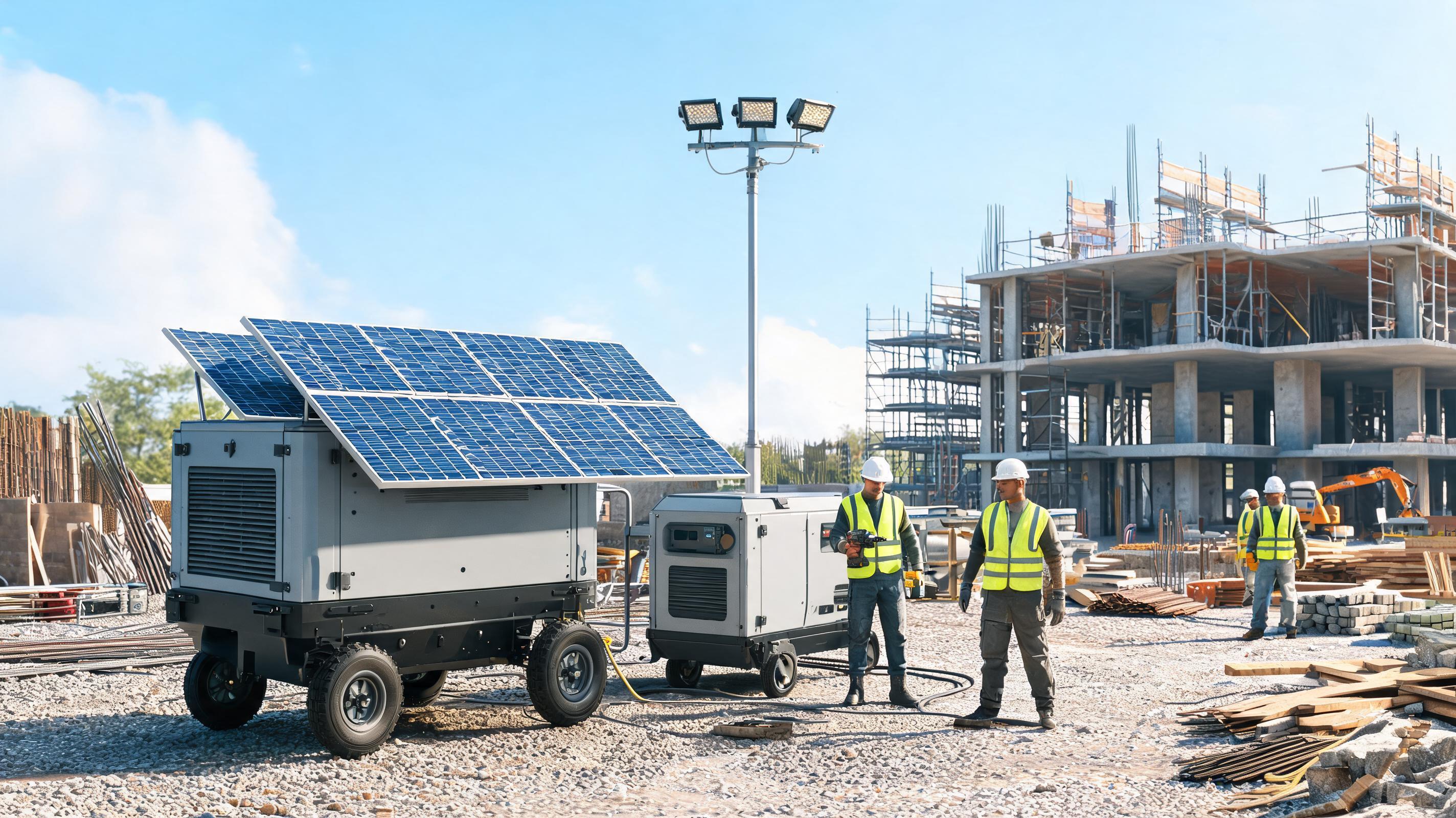 Jobsite Mobile Solar Generator